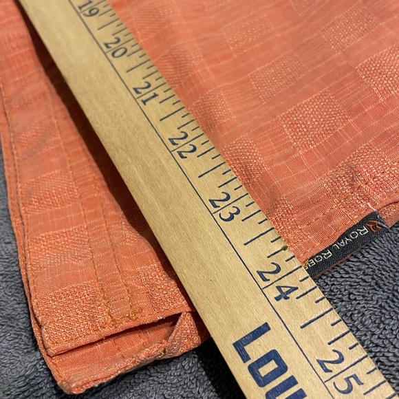 Royal Robbins Men’s Pumpkin Orange Plaid Button up Shirt Relaxed Fit Size Large - Picture 10 of 10